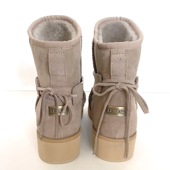 Australia Luxe Collective Joshua Shearling Boots with Beaded Bands Size 6 - Picture 7 of 16